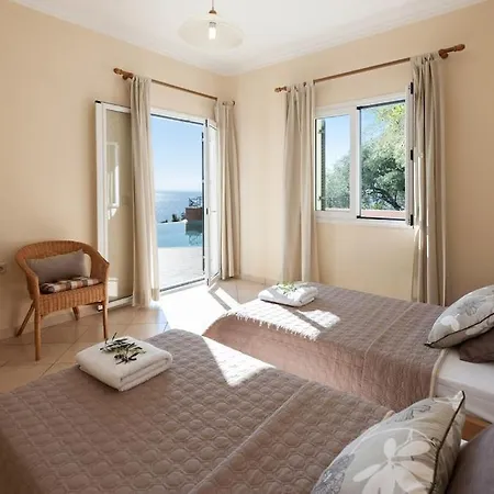 Villa Kyma, Nissaki, Kaminaki With Private Pool And Spectacular Sea Views